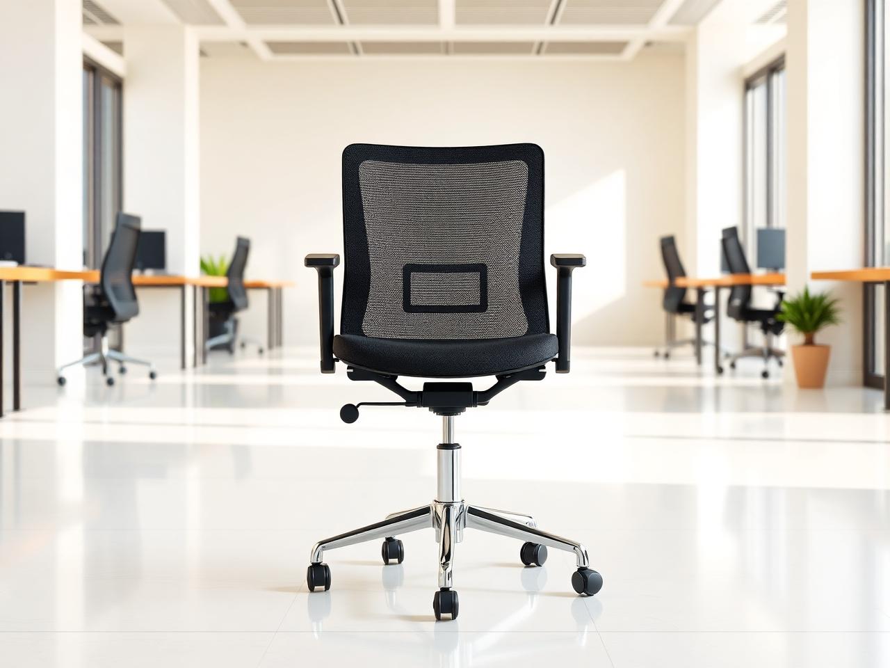 Silla ejecutiva ergonómica — mobiliario corporativo MXELEVO en ambiente de oficina ejecutiva.